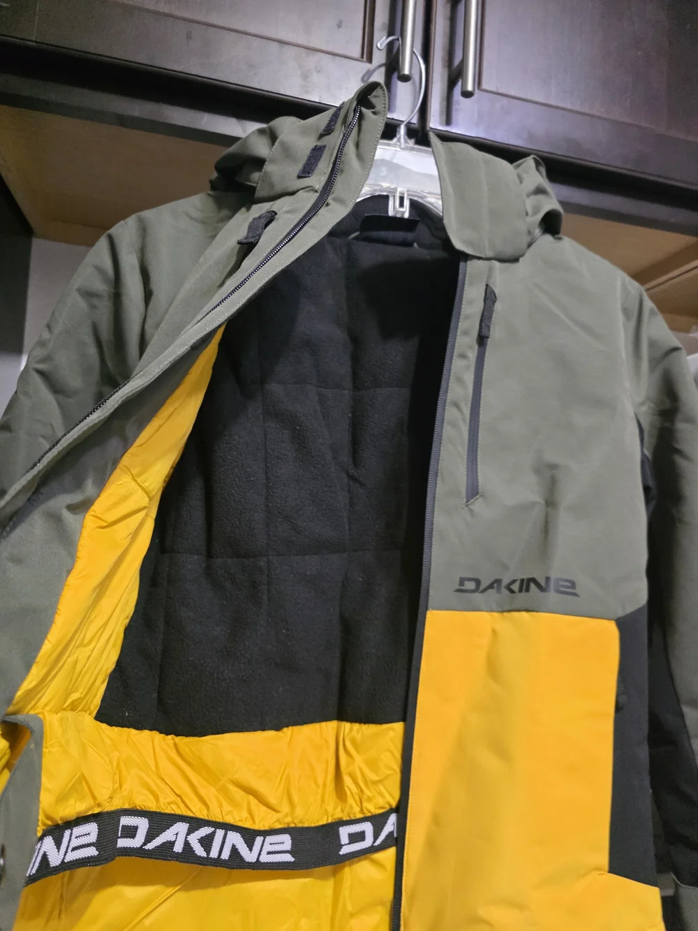 Dakine Two-Tone Olive Green & Yellow Jacket Boyz 7/8
